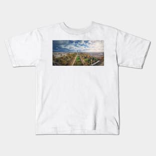 Panoramic view to the Paris city Kids T-Shirt